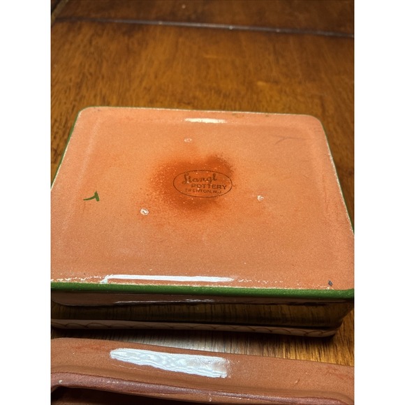 Vintage Stangl Pottery Yellow Bird And Sunflower Trinket Box - Picture 8 of 15